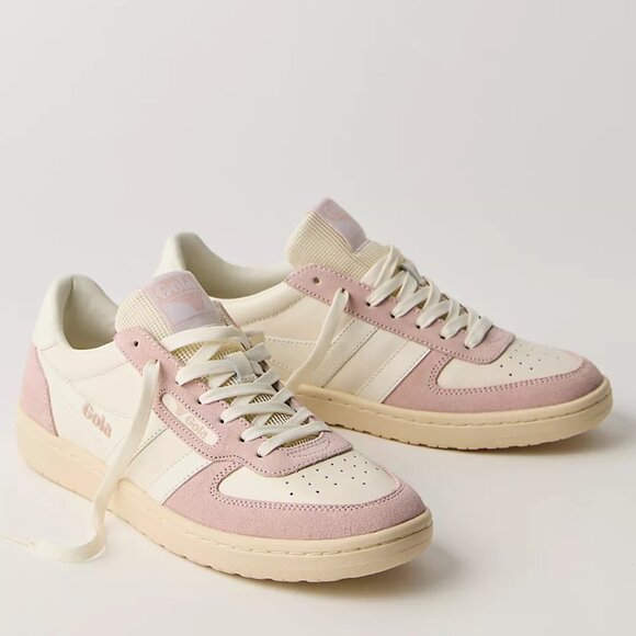 Gola Hawk 89 Sneakers Color: Off White / Rose - Picture 1 of 3